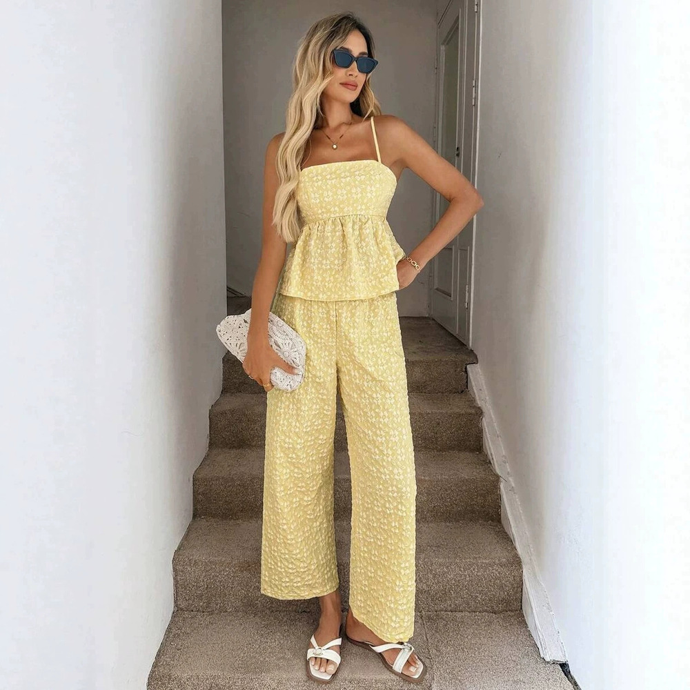 Zara Spring Style Sleeveless Jumpsuit
